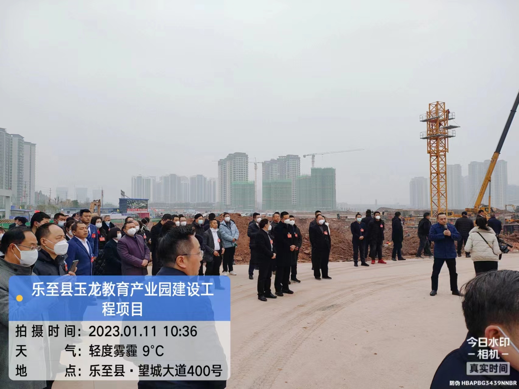 縣人大代表視察縣重點(diǎn)建設(shè)項(xiàng)目工程